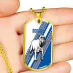 Vibe Hoodie Dog Tag - Canterbury-Bankstown Bulldogs Simple Style - Rugby Team Dog Tag
