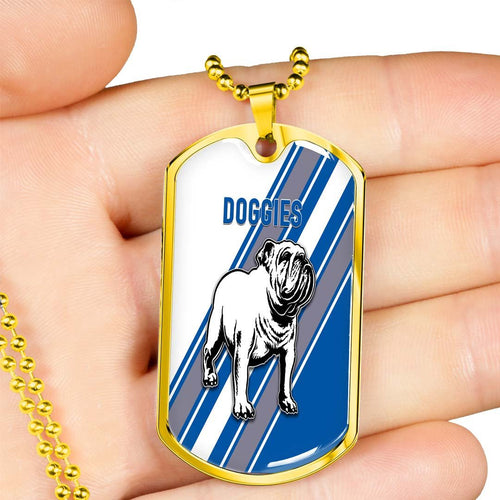 Vibe Hoodie Dog Tag - Canterbury-Bankstown Bulldogs Simple Style - Rugby Team Dog Tag