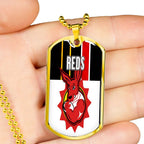Vibe Hoodie Dog Tag - (Custom) REDs - Rugby Team Dog Tag