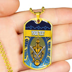 Vibe Hoodie Dog Tag - (Custom) Gold Coast Titans Naidoc New - Rugby Team Dog Tag