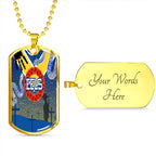 Vibe Hoodie Dog Tag - (Custom) Parramatta Eels Anzac Day, Poppy - Rugby Team Dog Tag
