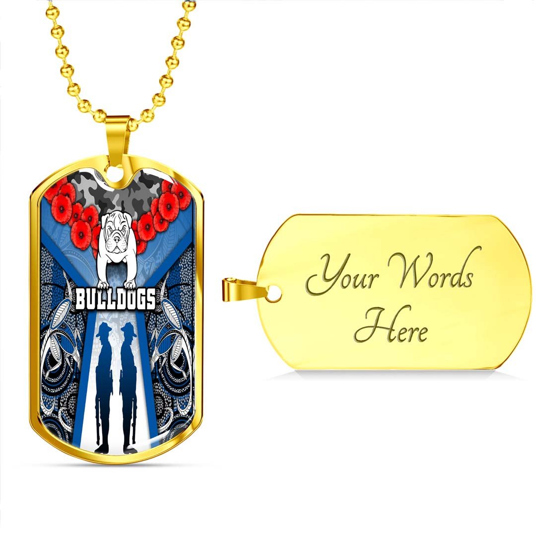 Vibe Hoodie Dog Tag - Canterbury-Bankstown Bulldogs - Rugby Team Dog Tag