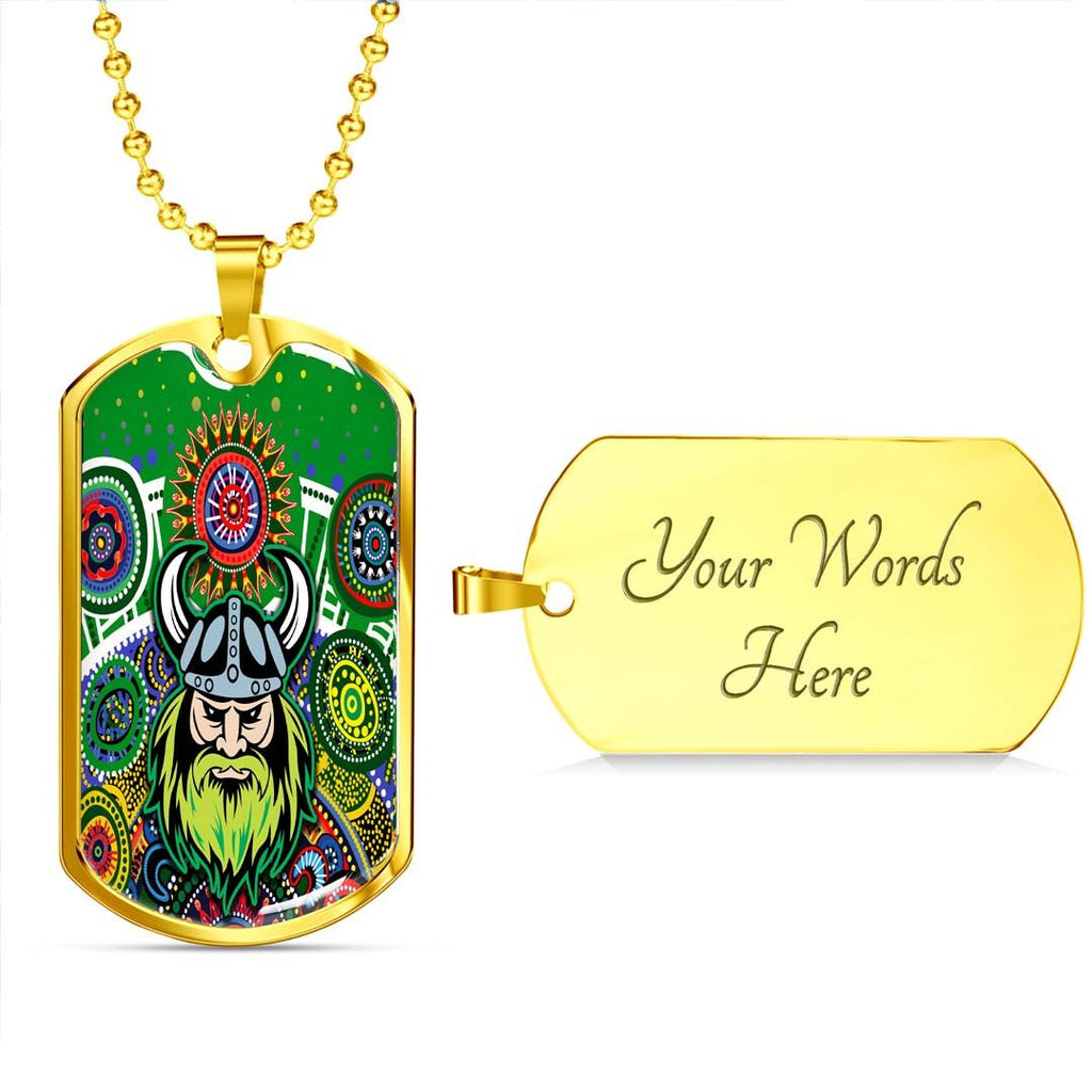 Vibe Hoodie Dog Tag - Canberra Raiders Indigenous - Rugby Team Dog Tag