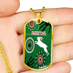 Vibe Hoodie Dog Tag - South Sydney Rabbitohs Unique Indigenous- Rugby Team Dog Tag