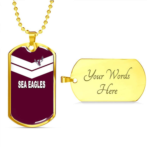 Vibe Hoodie Dog Tag - Manly-Warringah Sea Eagles Original - Rugby Team Dog Tag