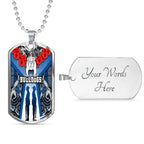Vibe Hoodie Dog Tag - Canterbury-Bankstown Bulldogs - Rugby Team Dog Tag