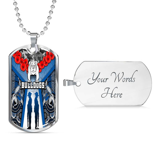 Vibe Hoodie Dog Tag - Canterbury-Bankstown Bulldogs - Rugby Team Dog Tag