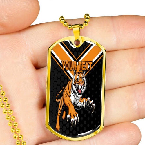 Vibe Hoodie Dog Tag - (Custom) Wests Tigers Original - Rugby Team Dog Tag