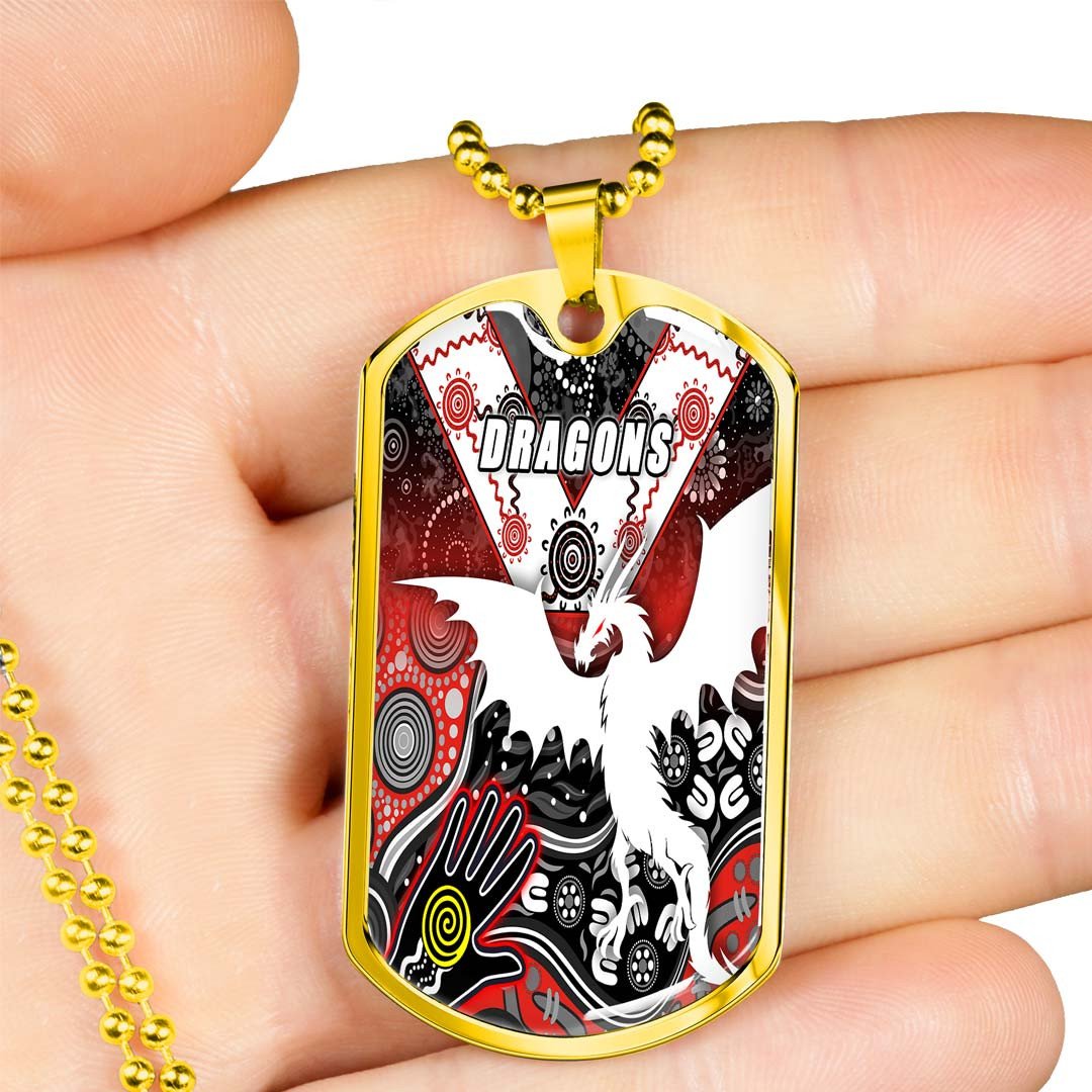 Vibe Hoodie Dog Tag - St. George Illawarra Dragons Naidoc - Rugby Team Dog Tag
