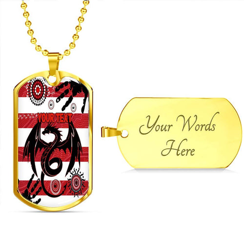 Vibe Hoodie Dog Tag - (Custom) St. George Illawarra Dragons Indigenous New - Rugby Team Dog Tag