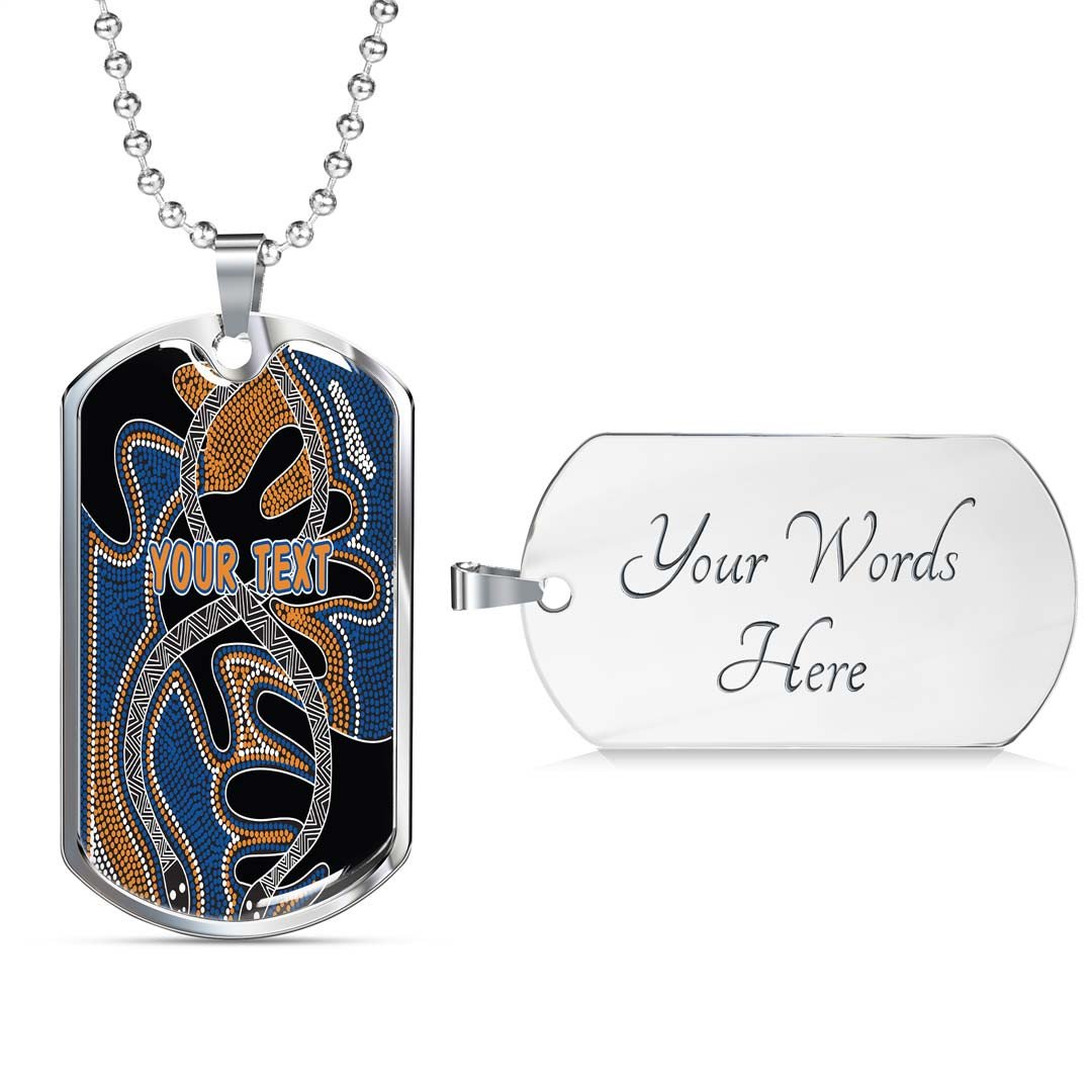 Vibe Hoodie Dog Tag - (Custom) Parramatta Eels Indigenous Special Style - Rugby Team Dog Tag