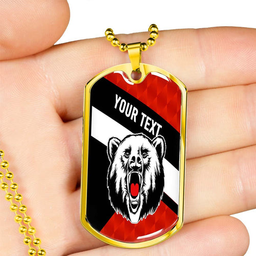 Vibe Hoodie Dog Tag - (Custom) North Sydney Bears Special - Rugby Team Dog Tag