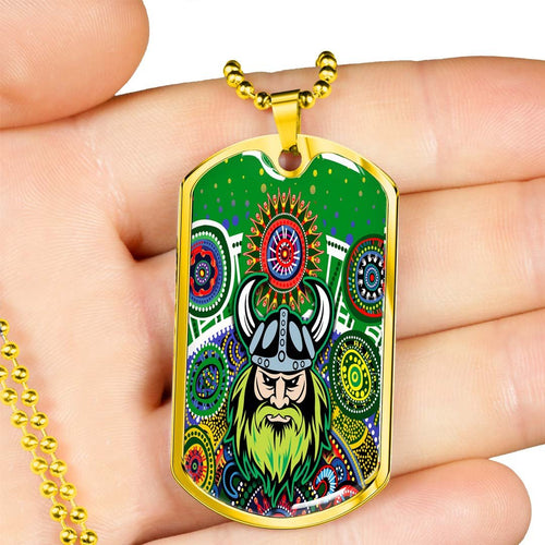 Vibe Hoodie Dog Tag - Canberra Raiders Indigenous - Rugby Team Dog Tag