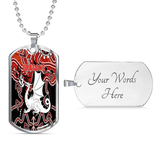 Vibe Hoodie Dog Tag - St. George Illawarra Dragons Indigenous Limited Edition - Rugby Team Dog Tag