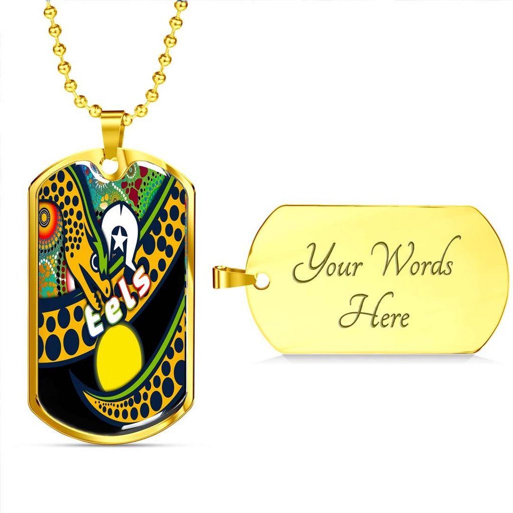 Vibe Hoodie Dog Tag - Parramatta Eels Naidoc - Rugby Team Dog Tag