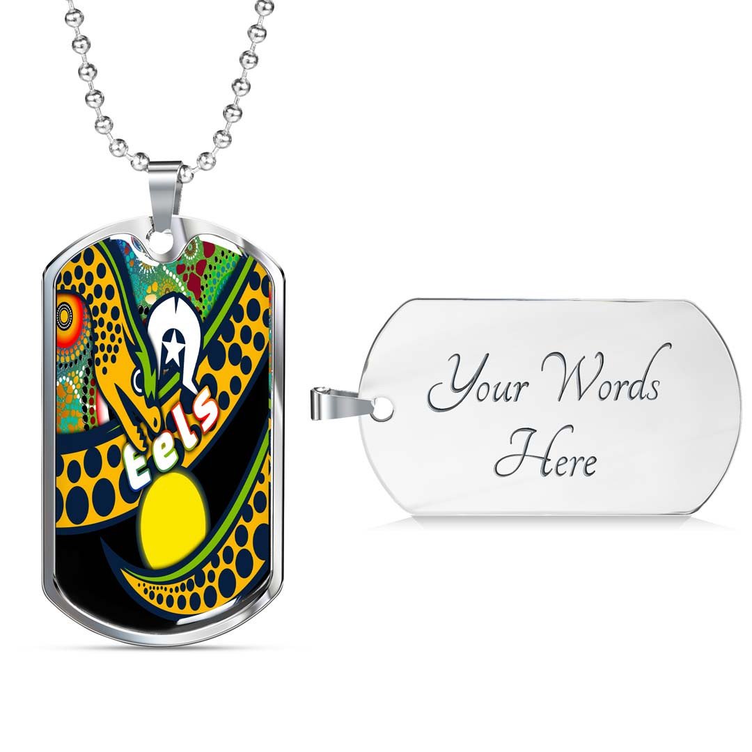 Vibe Hoodie Dog Tag - Parramatta Eels Naidoc - Rugby Team Dog Tag