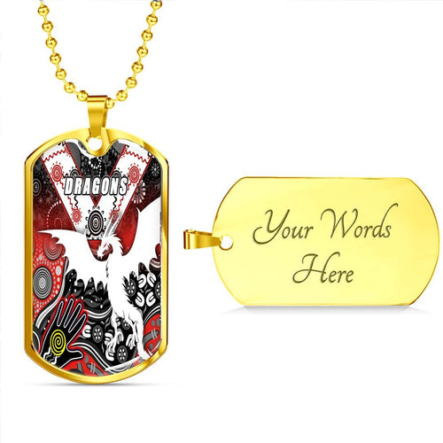 Vibe Hoodie Dog Tag - St. George Illawarra Dragons Naidoc - Rugby Team Dog Tag
