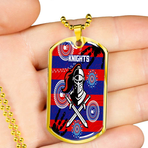 Vibe Hoodie Dog Tag - Newcastle Knights Victory - Rugby Team Dog Tag