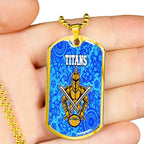 Vibe Hoodie Dog Tag - Gold Coast Titans Indigenous - Rugby Team Dog Tag