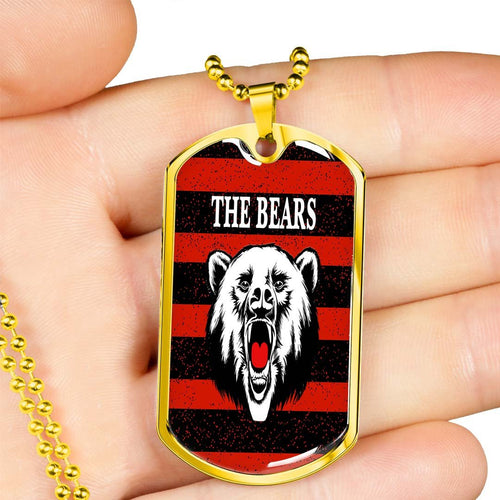 Vibe Hoodie Dog Tag - North Sydney Bears Indigenous - Rugby Team Dog Tag