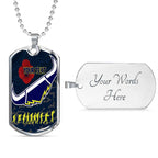 Vibe Hoodie Dog Tag - (Custom) North Queensland Cowboys Anzac Special Style - Rugby Team Dog Tag Dog Tag