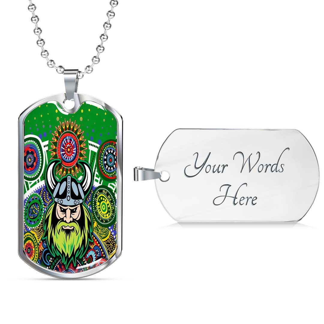 Vibe Hoodie Dog Tag - Canberra Raiders Indigenous - Rugby Team Dog Tag