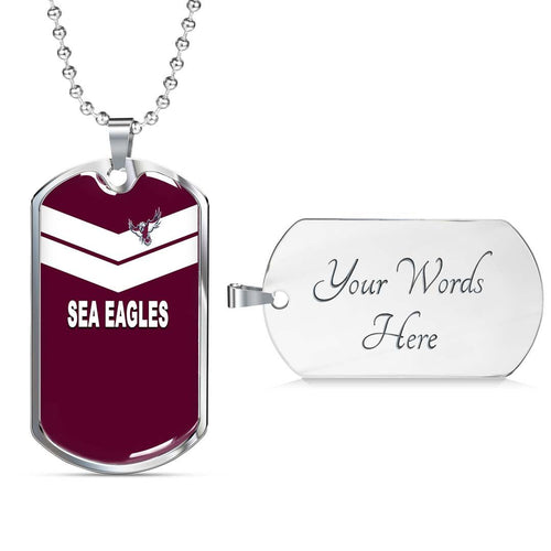Vibe Hoodie Dog Tag - Manly-Warringah Sea Eagles Original - Rugby Team Dog Tag