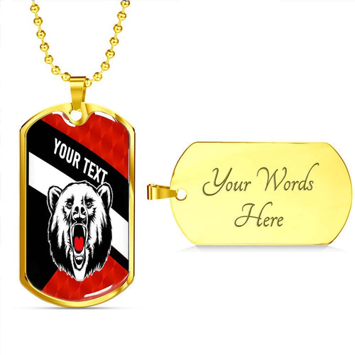 Vibe Hoodie Dog Tag - (Custom) North Sydney Bears Special - Rugby Team Dog Tag