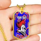 Vibe Hoodie Dog Tag - (Custom) Newcastle Knights Indigenous - Rugby Team Dog Tag