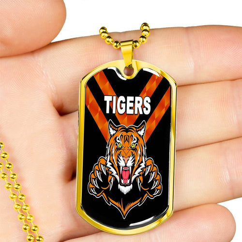 Vibe Hoodie Dog Tag - Balmain Tigers - Rugby Team Dog Tag