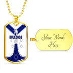 Vibe Hoodie Dog Tag - Canterbury-Bankstown Bulldogs Anzac Day Indigenous - Rugby Team Dog Tag