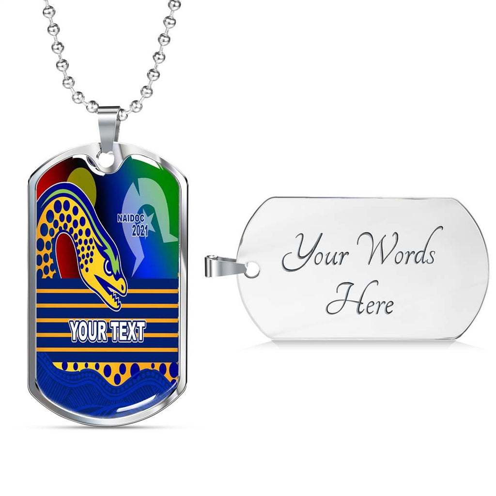 Vibe Hoodie Dog Tag - (Custom) Parramatta Eels Indigenous Naidoc 2021 - Rugby Team Dog Tag