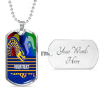 Vibe Hoodie Dog Tag - (Custom) Parramatta Eels Indigenous Naidoc 2021 - Rugby Team Dog Tag