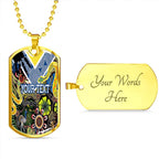 Vibe Hoodie Dog Tag - (Custom) Parramatta Eels Indigenous Naidoc Royal - Rugby Team Dog Tag