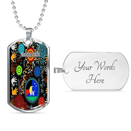 Vibe Hoodie Dog Tag - (Custom) Indigenous Naidoc 2021 Dog Tag