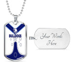 Vibe Hoodie Dog Tag - Canterbury-Bankstown Bulldogs Anzac Day Indigenous - Rugby Team Dog Tag