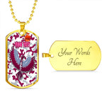 Vibe Hoodie Dog Tag - (Custom) Manly-Warringah Sea Eagles Camo - Rugby Team Dog Tag