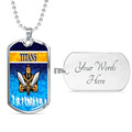 Vibe Hoodie Dog Tag - Gold Coast Titans Camo - Rugby Team Dog Tag