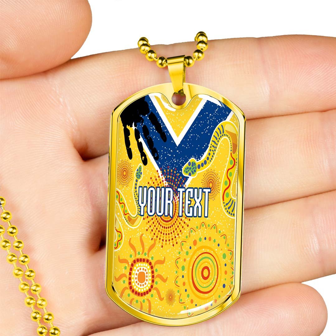 Vibe Hoodie Dog Tag - (Custom) Parramatta Eels Special Indigenous - Rugby Team Dog Tag
