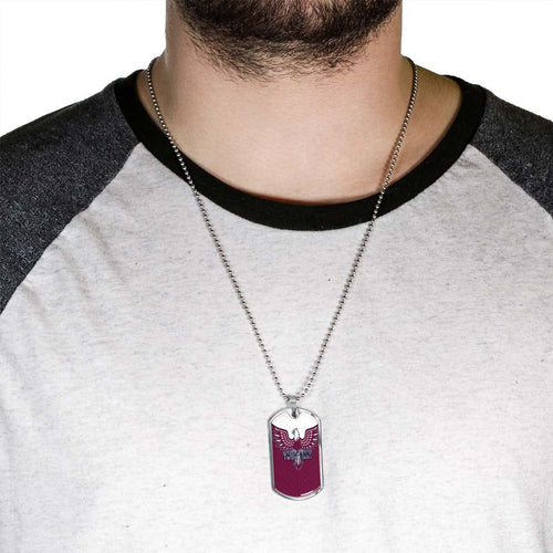 Vibe Hoodie Dog Tag - (Custom) Manly-Warringah Sea Eagles Simple - Rugby Team Dog Tag