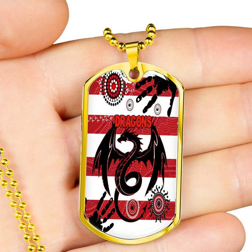 Vibe Hoodie Dog Tag - St. George Illawarra Dragons Indigenous New - Rugby Team Dog Tag