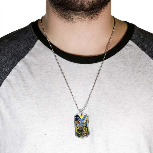 Vibe Hoodie Dog Tag - (Custom) Parramatta Eels Indigenous Naidoc Royal - Rugby Team Dog Tag