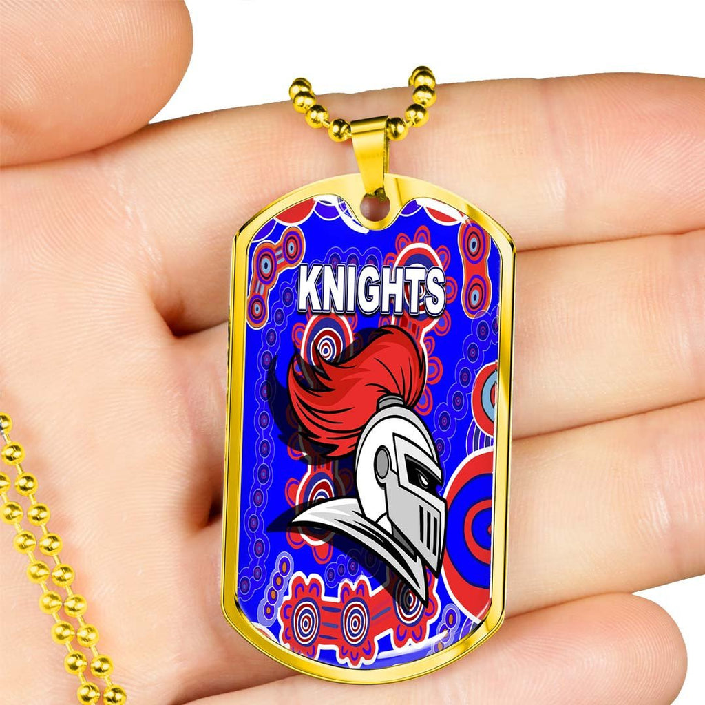 Vibe Hoodie Dog Tag - Newcastle Knights Indigenous New - Rugby Team Dog Tag