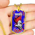 Vibe Hoodie Dog Tag - Newcastle Knights Indigenous New - Rugby Team Dog Tag