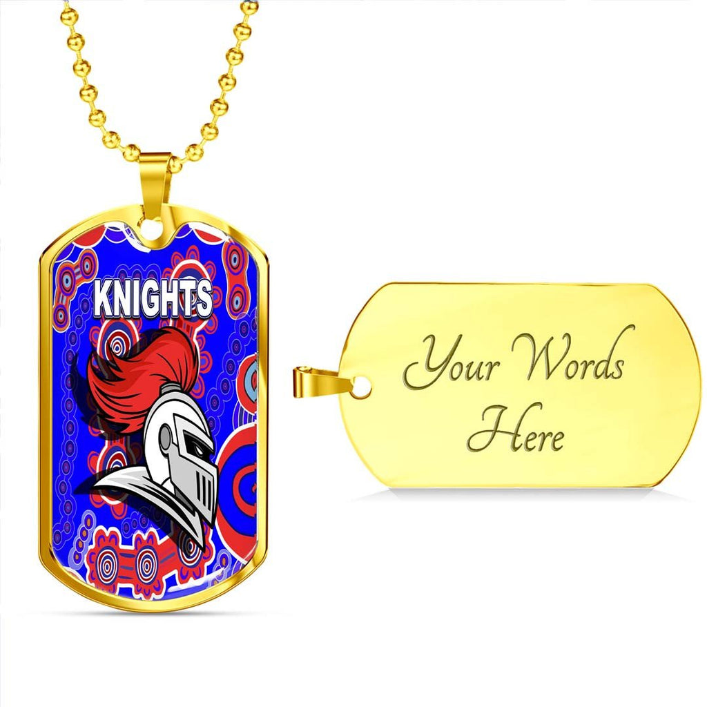 Vibe Hoodie Dog Tag - Newcastle Knights Indigenous New - Rugby Team Dog Tag
