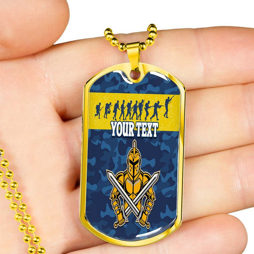 Vibe Hoodie Dog Tag - (Custom) Gold Coast Titans Victory - Rugby Team Dog Tag