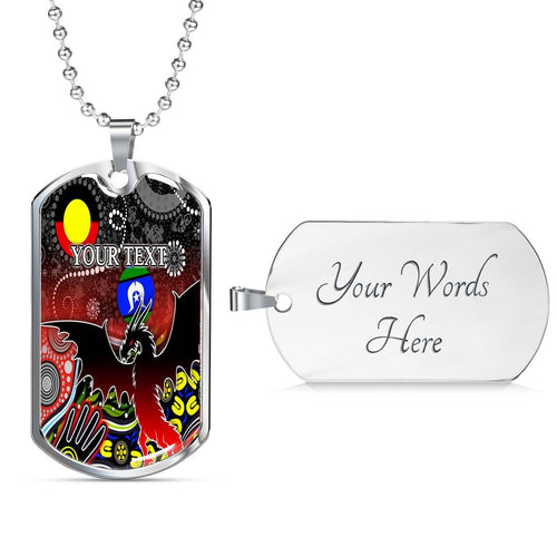 Vibe Hoodie Dog Tag - (Custom) St. George Illawarra Dragons Indigenous Special - Rugby Team Dog Tag