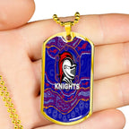 Vibe Hoodie Dog Tag - Newcastle Knights Indigenous - Rugby Team Dog Tag
