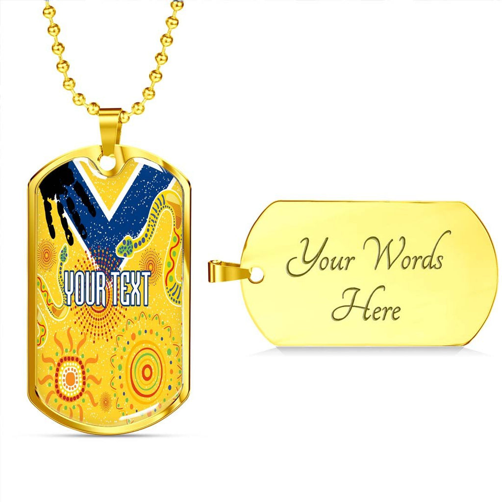 Vibe Hoodie Dog Tag - (Custom) Parramatta Eels Special Indigenous - Rugby Team Dog Tag