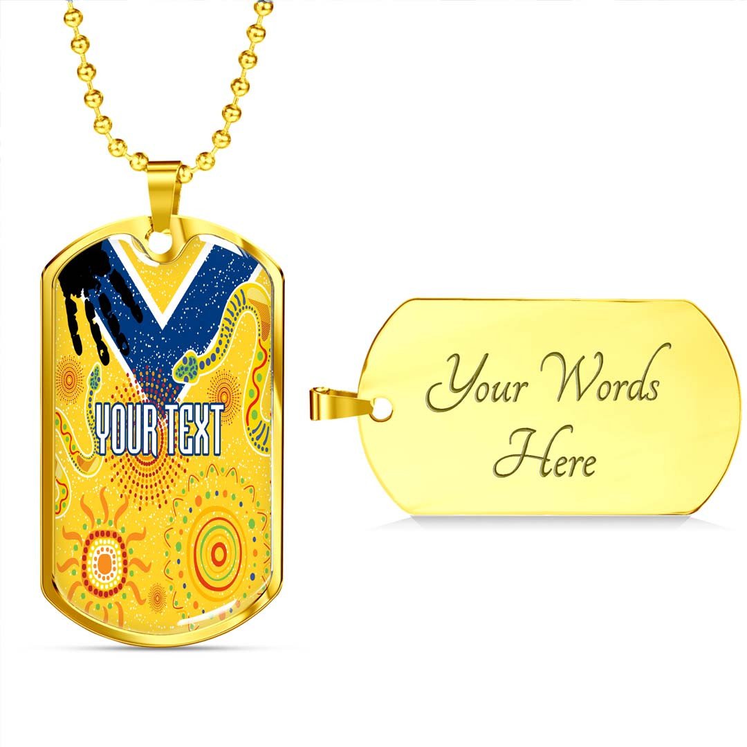 Vibe Hoodie Dog Tag - (Custom) Parramatta Eels Special Indigenous - Rugby Team Dog Tag
